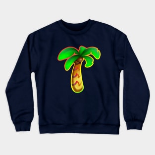 Palm tree Coconut Crewneck Sweatshirt